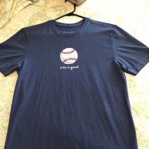 Life Is Good Baseball Tee